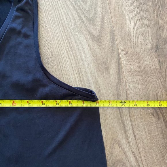 LOFT Charcoal Sleeveless Flowy Blouse - XL - Picture 3 of 8